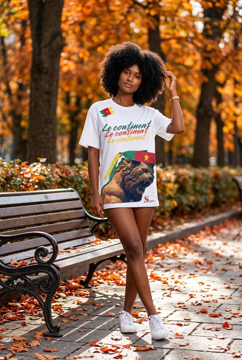 T-shirt Le continent