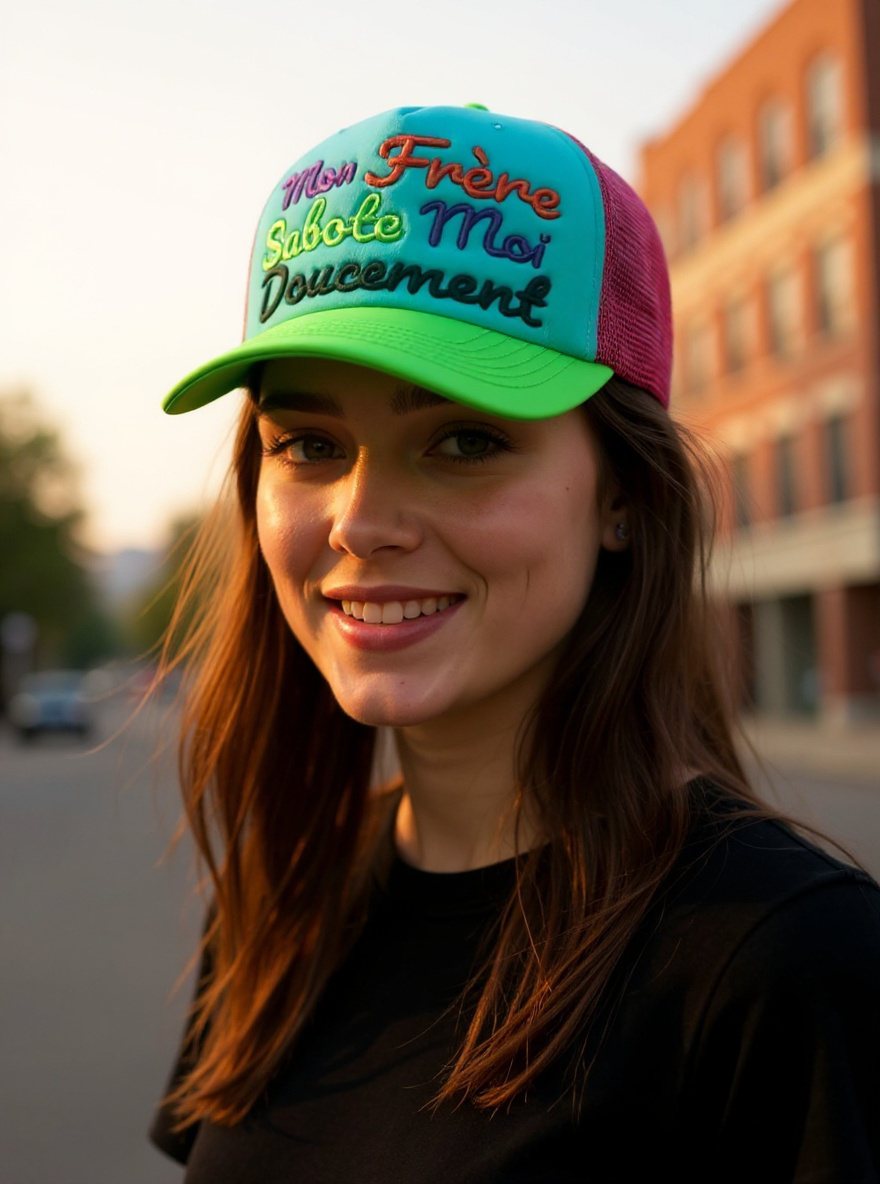 Trucker hat Mon frère Sabote moi doucement