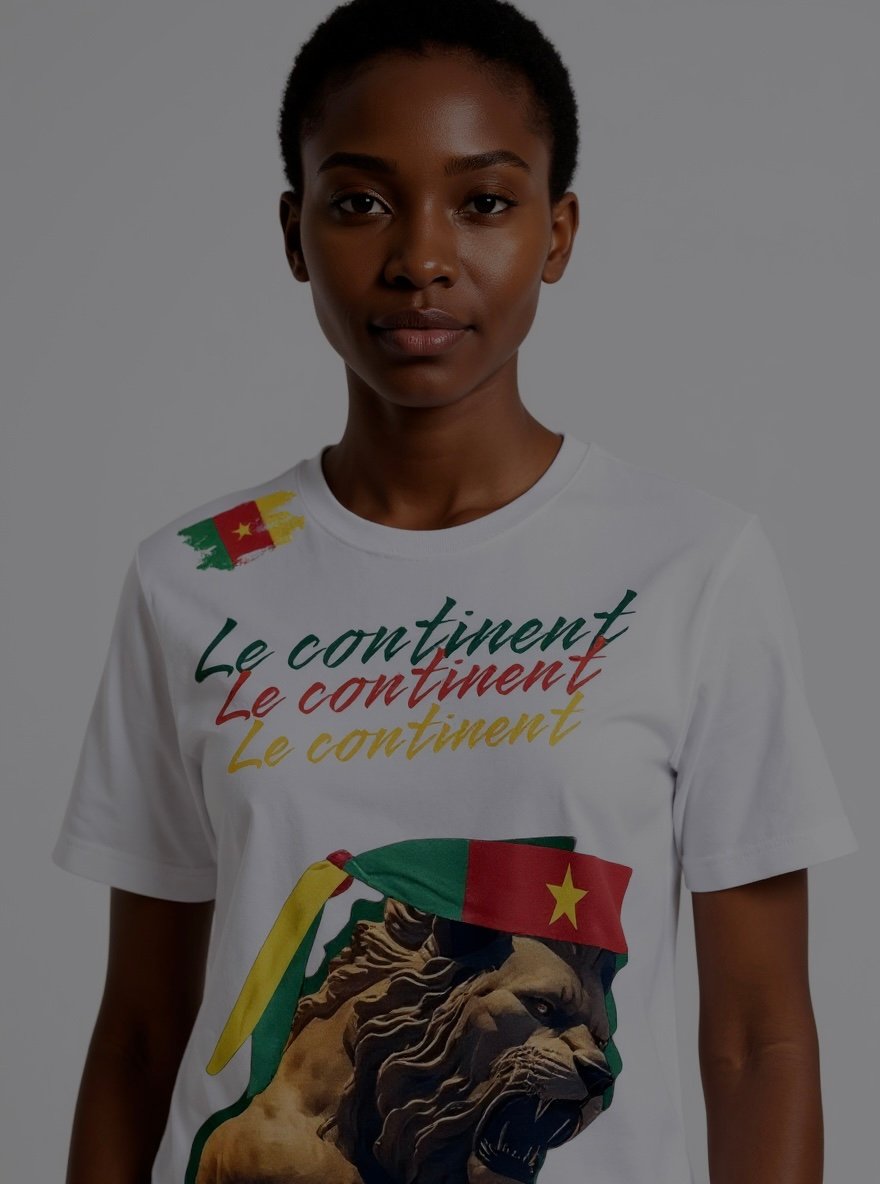 T-shirt Le continent (white color)