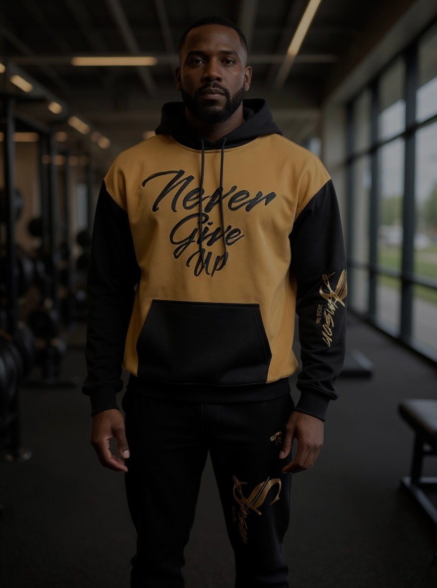 Hoodie set Never give up