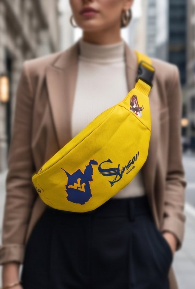 Samson Dream big yellow waist  bag
